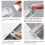 Mini Clear Stapler with Reusable Staples Bundle 9