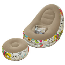 Versatile Bean Bag Chair with EZ Clean Fabric Furniture, Medical Donut Pillow for Pressure Relief and Comfort