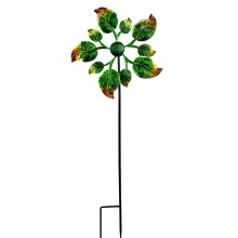 Stake Mounted Garden Art, Garden Decor Wind Spinners With Easy Install Yard Spinners For Patio Lawn Pathway Or Garden, Outdoor Metal Wind Spinners In