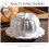 1Set White Ceramic Pumpkin Bowl with Lid Multi-Use Soup Stew Container 6