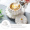 1Set White Ceramic Pumpkin Bowl with Lid Multi-Use Soup Stew Container 7