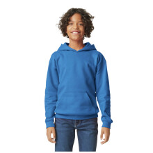 (XS, Royal Blue) Gildan Childrens/Kids Softstyle Plain Fleece Midweight Hoodie