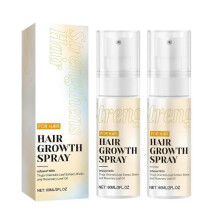 (2pcs)Hair Growth Spray, Promotes Thicker Fuller Hair –All Hair Types with Natural Ingredients, Reduced Shedding, Hydration and Silky Texture- 60ml