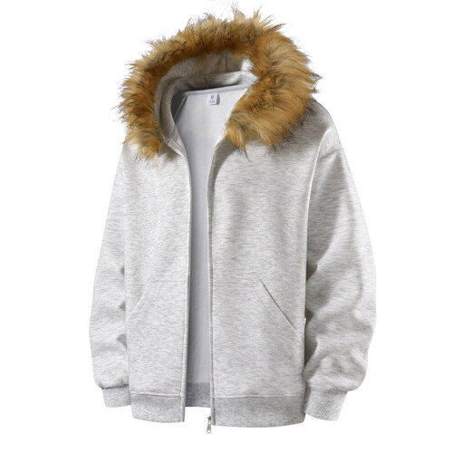 Men's Fleece-Lined Hooded Full-Zip Sweatshirt 1