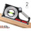 (Black Non-magnetic)Emboadlie Portable Mechanical Inclinometer, Engineering Inclinometer Universal Slope Measuring Ruler 1