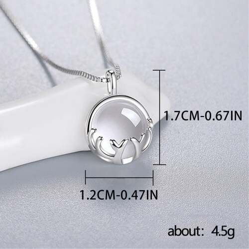 Collana a forma di corno di cervo per donna, 1 pezzo 2