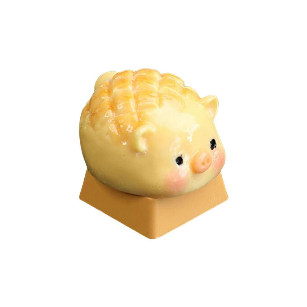 3D Resin Keycap Mechanical Keyboard Accessory Custom Pineapple Bun Design 6446172476344