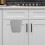 Minkissy 2-Pack Gray Wall Hanging Storage Boxes for Kitchen and Household, PP Plastic Organizer 3