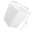Minkissy 2-Pack Gray Wall Hanging Storage Boxes for Kitchen and Household, PP Plastic Organizer 4