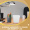 Minkissy 2-Pack Gray Wall Hanging Storage Boxes for Kitchen and Household, PP Plastic Organizer 7