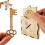 (Coin Magic) Handcrafted Wooden DIY Magic Set, Magic Pencil Box, Key Through Coin Magic 1
