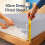 (Double, Silver) 40cm Deep Fitted Sheet - Premium Microfiber Mattress Sheet Single Double & King Sizes UK 1