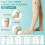 Calze a compressione a punta aperta, calze a compressione al ginocchio con compressione graduata 20-30 mmHg, calze a compressione con cerniera per 5