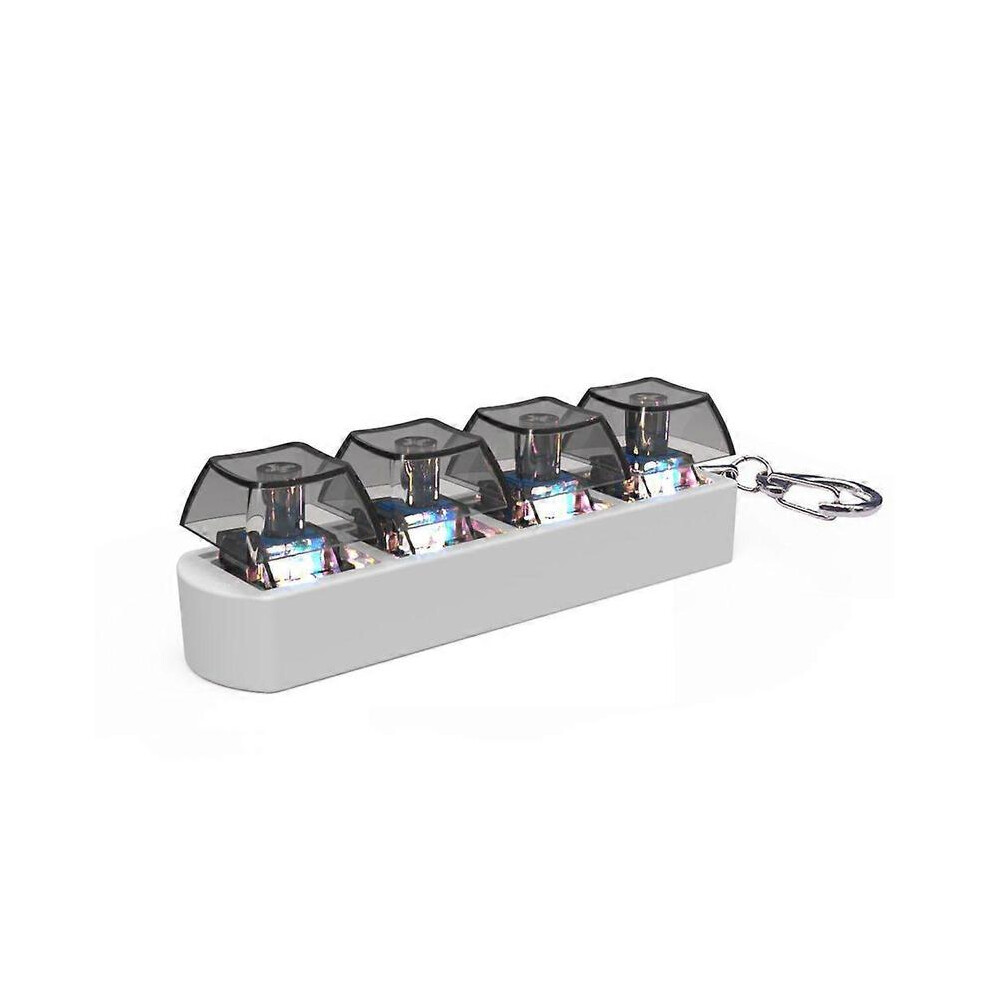 Led Up Keyboard Clicks Toy 4-Key Keycap Tester For Anxiety Relief And Light 6446172476986