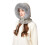 Knitting Hat Scarf Mask Set Fleece-Lined Windproof 3