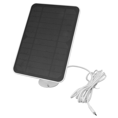 Waterproof Design Solar Panel For Security Cameras High Efficiency Monocrystalline Silicon Easy Installation Adjustable Bracket Compatible With Arlo 2