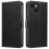 (Black) Compatible For iPhone 15 Plus Leather Case Litchi Texture RFID Wallet Stand Phone Cover 1