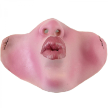 (5) Funny Latex Half Face Masks