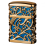 (Blue Ice Gold) Single Jet-Torch Lighter Windproof Cigarettes Lighters Present For Men 1