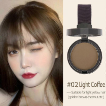 (Light Coffee) Maycheer Pang Pang Hair Shadow – Forehead Grooming Hairline Shadow Powder, Magic Hair Replacement Tool