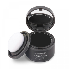 (Dark Brown) Maycheer Pang Pang Hair Shadow – Forehead Grooming Hairline Shadow Powder, Magic Hair Replacement Tool