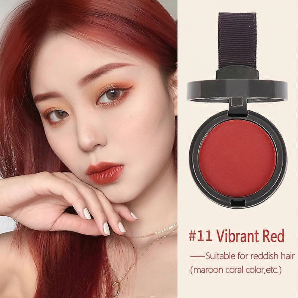 Red (Vibrant ) Maycheer Pang Pang Hair Shadow Â Forehead Grooming Hairline Shadow Powder, Magic Hair Replacement Tool