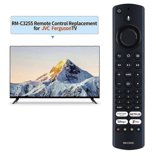 RM-C3255 Voice Activated Remote Control for JVC TV, Ergonomic Replacement TV Controller, Universal TV Remote 1