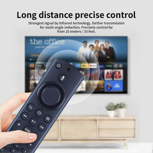 RM-C3255 Voice Activated Remote Control for JVC TV, Ergonomic Replacement TV Controller, Universal TV Remote 2