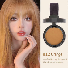 (Orange) Maycheer Pang Pang Hair Shadow – Forehead Grooming Hairline Shadow Powder, Magic Hair Replacement Tool