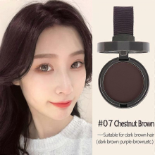 (Chestnut Brown) Maycheer Pang Pang Hair Shadow – Forehead Grooming Hairline Shadow Powder, Magic Hair Replacement Tool