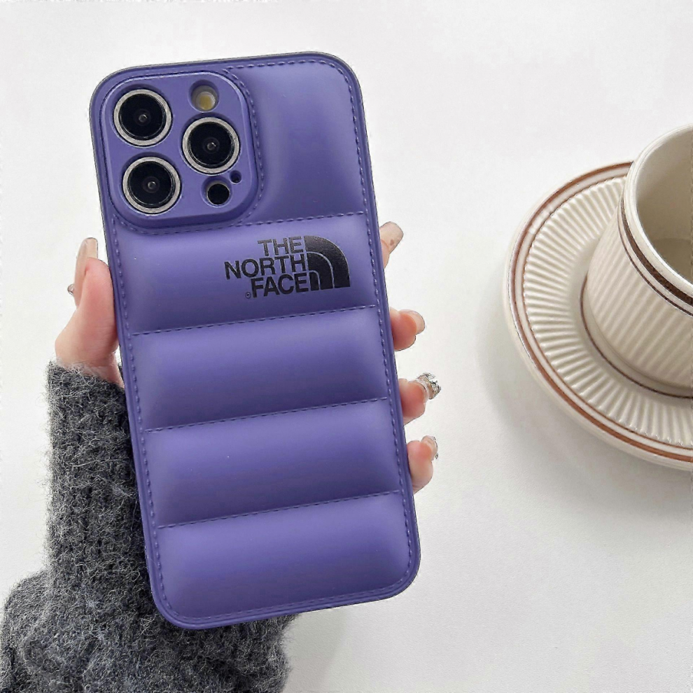 (, Iphone11promax) Down Jacket Series Compatible With Apple 16Pro Mobile Phone Case Anti-Fall_uisad Purple 5996097019672