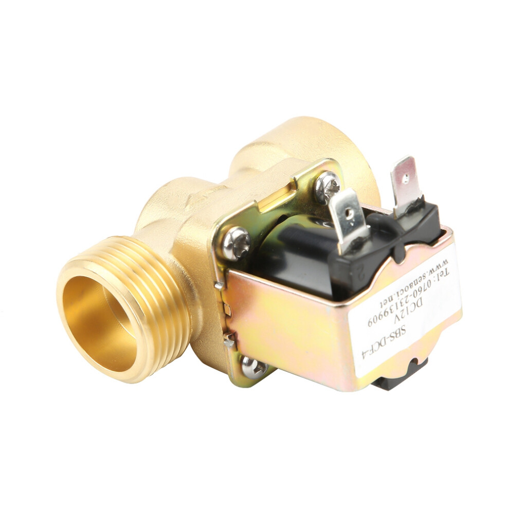 12V DC Brass Solenoid Valve DN20 G3/4