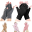 (grey, M) Anti Arthritis Compression Gloves Fingerless Support Rheumatoid Pain Relief 1