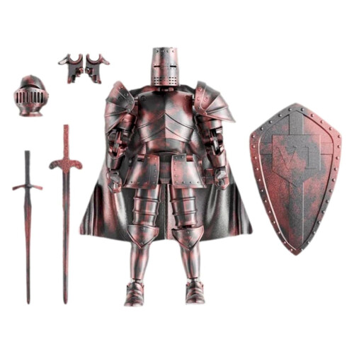 Knight Medieval Action Figures, Multi-Movable Robot Mannequin T13 Dummy (Assembly Required) 1