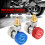R134A Car A/C Quick Coupler Set, High/Low Side Brass, Blue/Red 1