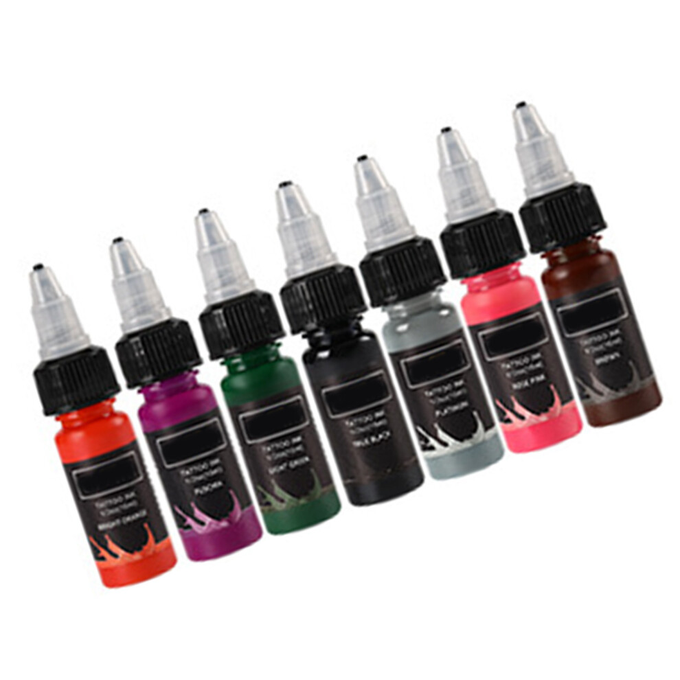 14-Color Tattoo Ink Set, 15ml High Concentration Vibrant Pigment