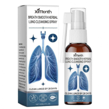 (1pc) Lung Cleansing Spray Breath Detox Asthma Relief Improve Bronchial Relieve Throat Sore Discomfort Respiratory System Support Care