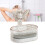 White Double Layer Vacuum Suction Soap Holder 1