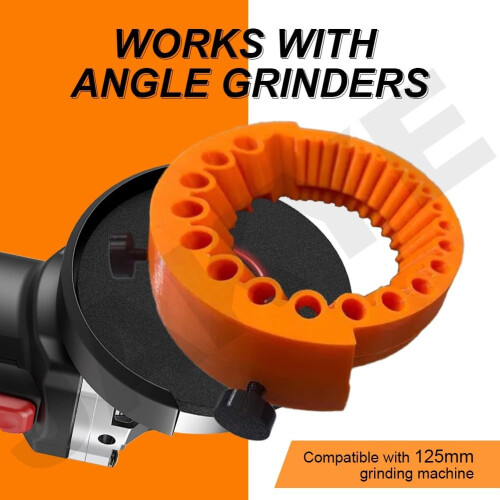 Electric Drill Bit Grinding Attachment, Old Drill Bit Grinder, Efficient Drill Bit Sharpening Technology for Precision Angles, Works with125Mm 1