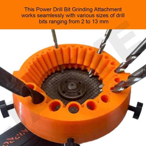 Electric Drill Bit Grinding Attachment, Old Drill Bit Grinder, Efficient Drill Bit Sharpening Technology for Precision Angles, Works with125Mm 2