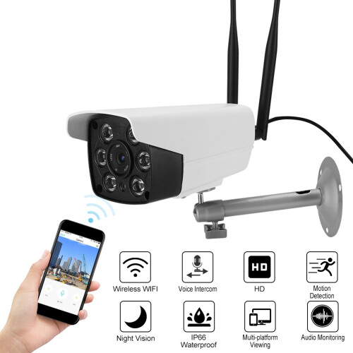 Wireless Outdoor Security Camera With Solar Support Night Vision PIR Detection Two-Way Audio Waterproof Motion Sensor For Remote Surveillance 2
