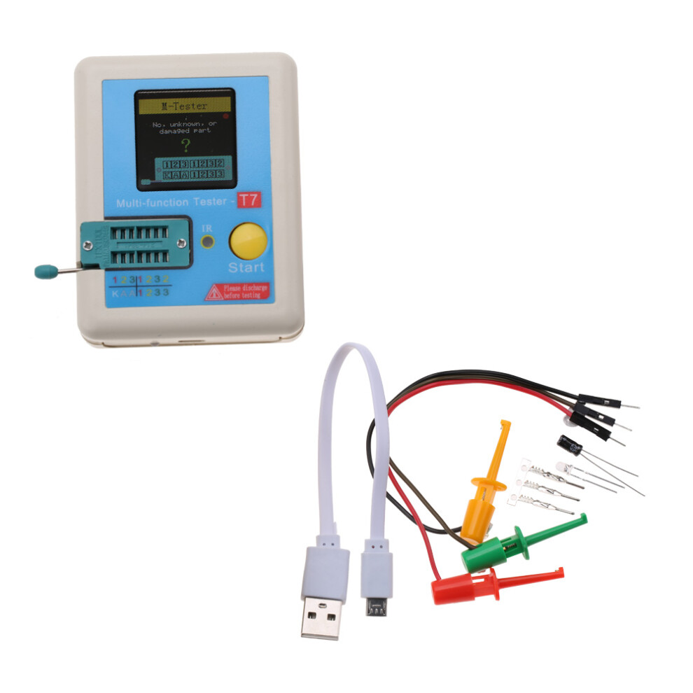 LCr T7 TFT Transistor Tester Full Colour Test