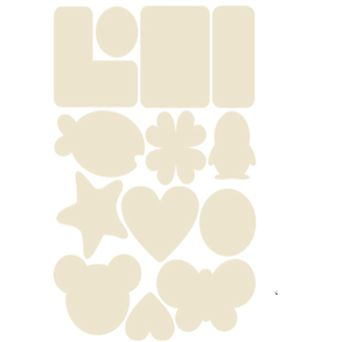 Self-Adhesive Patch for Cloth Repairing Nylon Beige 5-Sheet