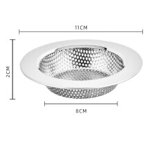 11cm Edelstahl Spülbecken Sieb - Küchenspülen Filterkorb