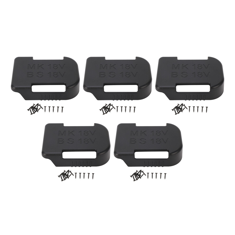 Battery Holder With Belt Slot, Battery Mounts Wall Mount Storage Shelf Rack For18v Tools With Secure Clip Easy To Install Sturdy Abs Plastic Tool 9071309453560