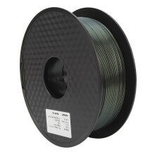 Prémiový zlatý PLA filament s třpytivými třpytkami, hvězdně třpytivým hedvábně hladkým povrchem, dobrou mechanickou pevností,