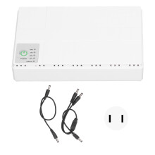 Draagbare ononderbroken stroomvoorziening voor netwerkapparaten, batterijback-up met meerdere uitgangen, noodstroomvoorziening voor wifi-camerarouter