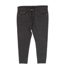 Mjuka och stretchiga damjeansbyxor i medeltjock bomullsblandning, avslappnad passform, modemedvetenhet, femficksdesign, bekväm denim för vardagsbruk
