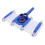 Pool Vacuum Head with Wheels & Side Brushes, ABS, 1Pc 1