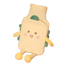 Pain Relief Hot Bottle, Cute Cartoon Hand Warmer For Hot And Cold Therapy, Reusable Winter Comforter Retains Heat Extra Long With Quick Fill Wide